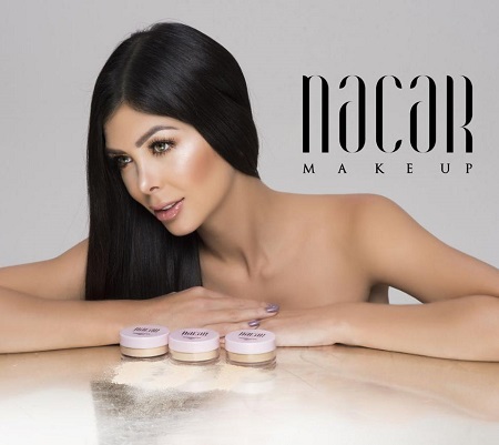 The Colombian model advertising for NACAR